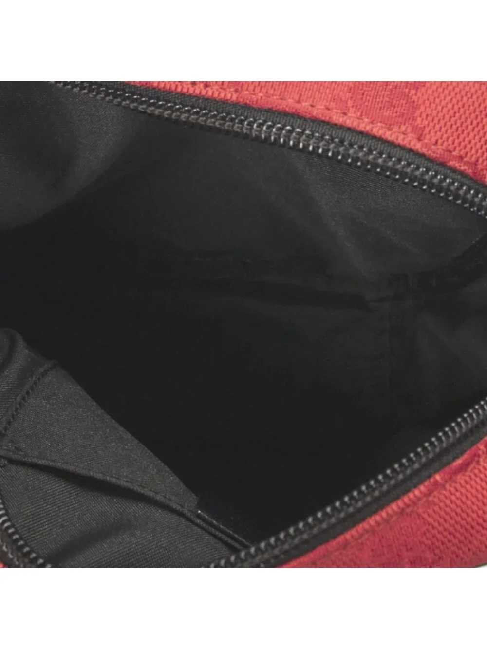 Gucci Square Pochette Crossbody Red Black GG Canvas - Picture 9 of 10